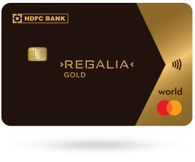 HDFC Bank Regalia Gold card